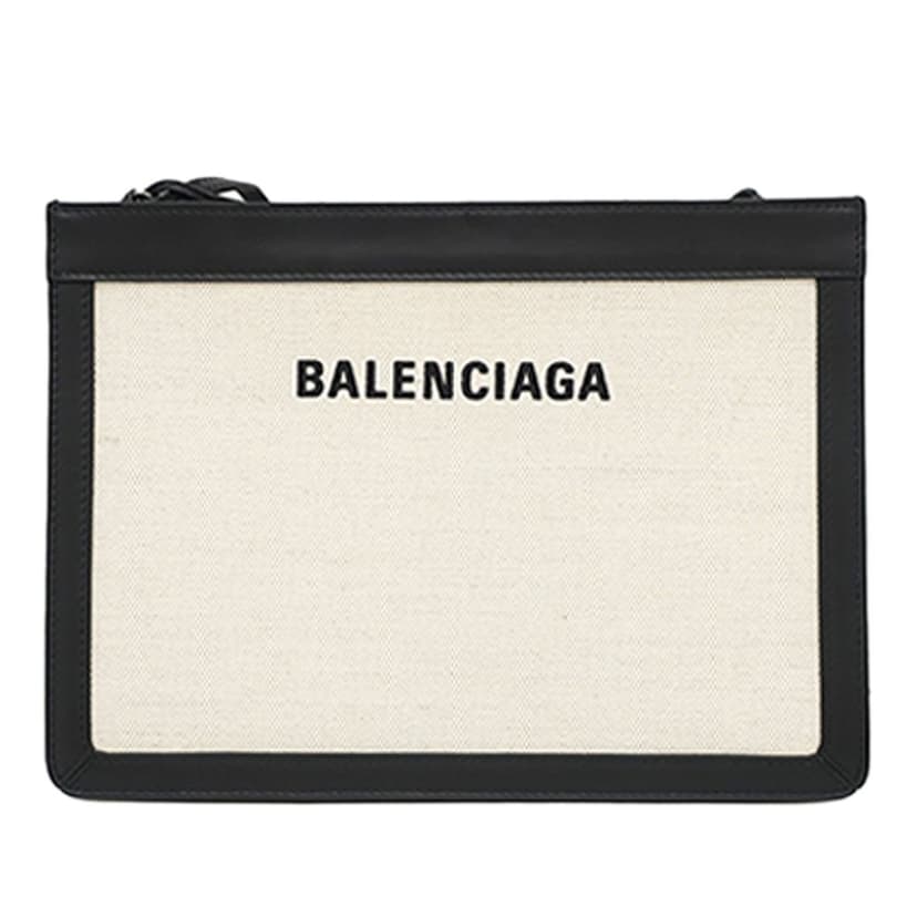 Balenciaga Canvas Navy Pochette Crossbody