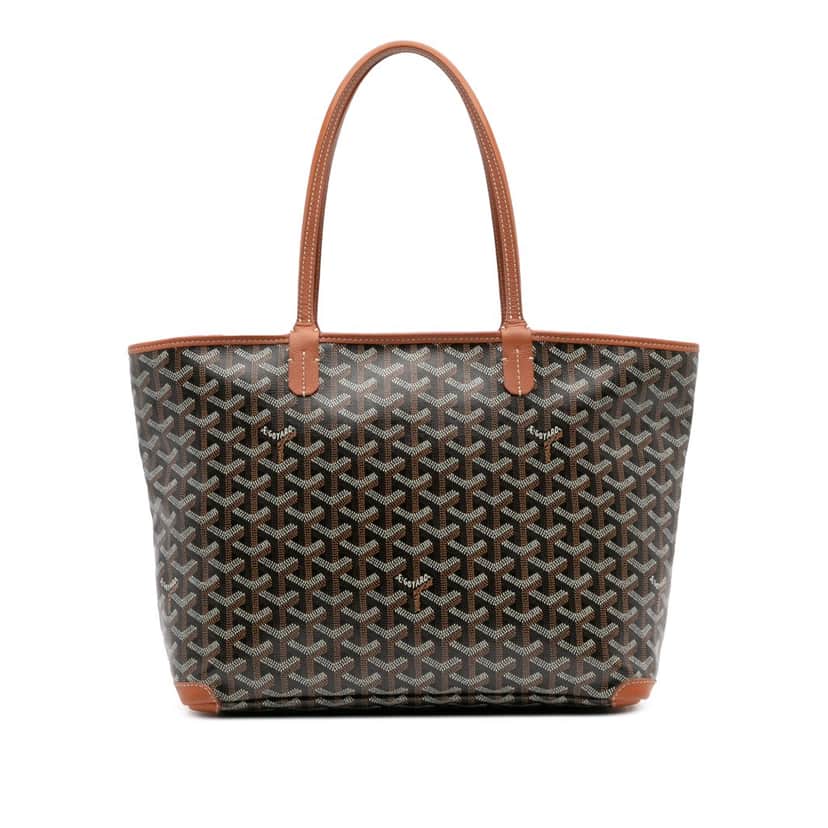 Goyard Goyardine Artois PM Black Canvas Very good condition - Front View